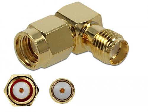 Delock 89978 89978 HF-Adapter RPSMA-Stecker - SMA-Buchse 1St.