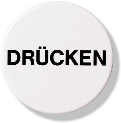 Hewi 801 Symbol Drücken 711D98 signalweiß, selbstklebend