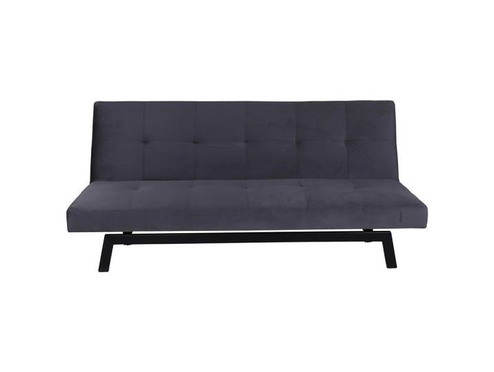 Livetastic Schlafsofa, Dunkelgrau, Metall, 2-Sitzer, 180x80x55 cm, Kinderzimmer & Jugendzimmer, Jugendmöbel, Jugendsofas