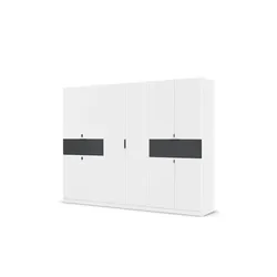 Drehtürenschrank  Thurso ¦ weiß ¦ Maße (cm): B: 271 H: 210