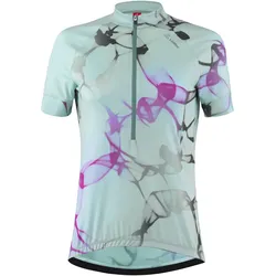 Löffler, Damen, Velotrikot, Radtrikot Serenade HZ (42, XL), Grün, Türkis, 42, XL