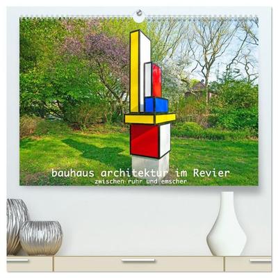 Bauhaus-Architektur im Ruhrgebiet (hochwertiger Premium Wandkalender 2027 DIN A2 quer), Kunstdruck in Hochglanz