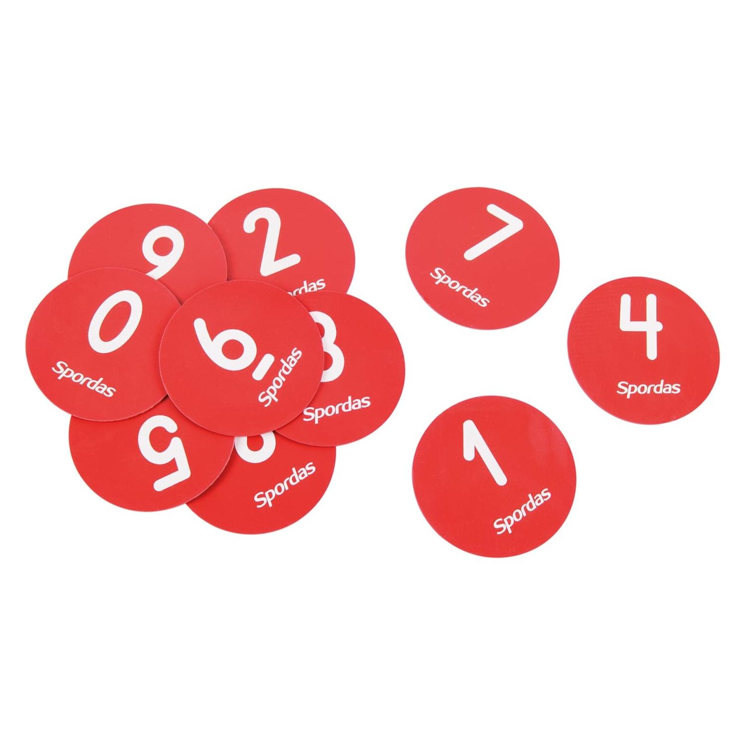 Spordas Bodenmarkierung Zahlen, 10er-Set (M541520)