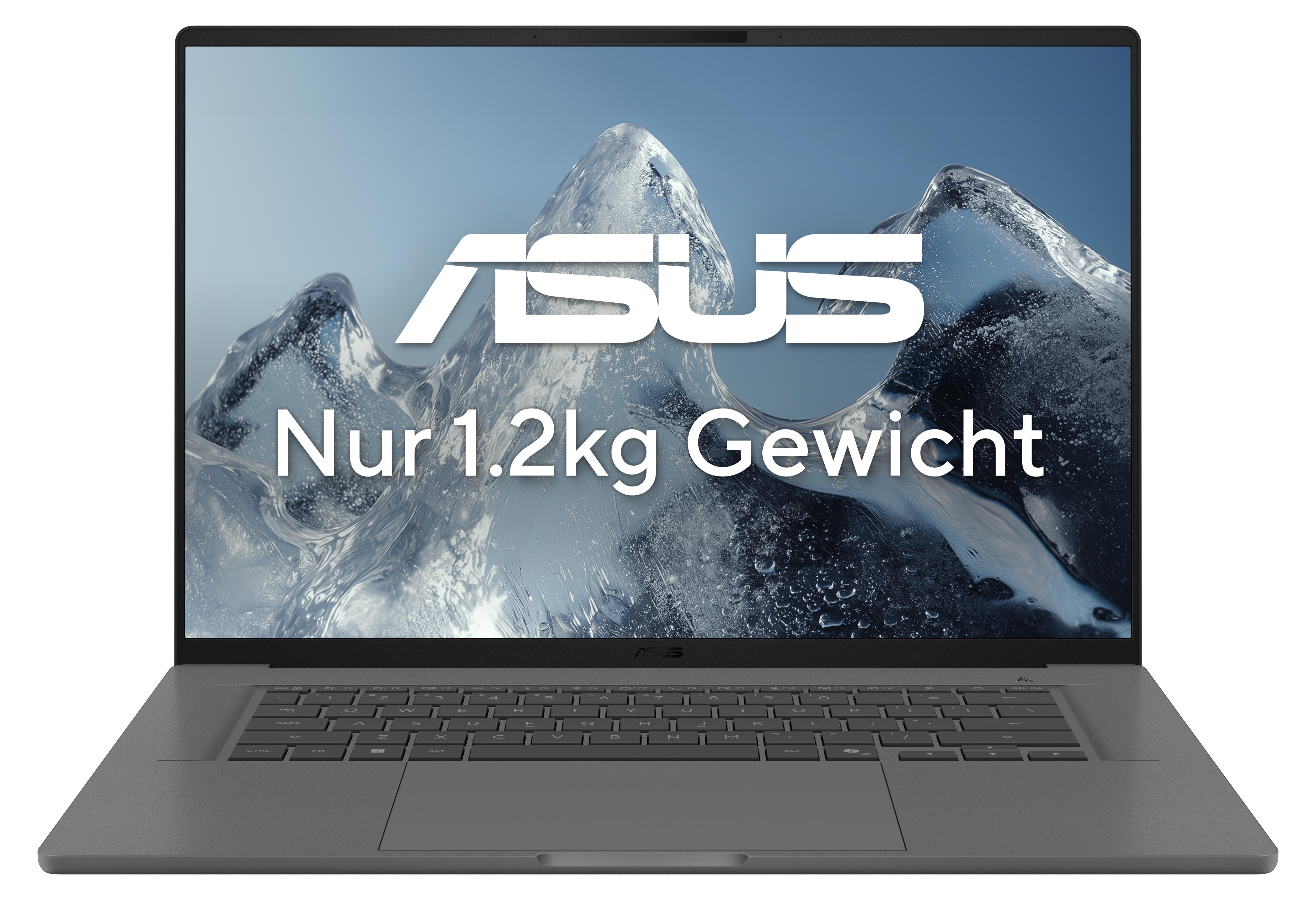 ASUS Zenbook A16 UX3607QA-SH132W, Snapdragon, 40,6 cm (16"), 1920 x 1200 Pixel, 16 GB, 512 GB, Windows 11 Home
