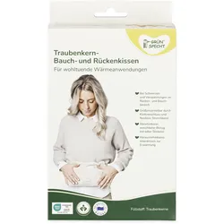 Grünspecht Traubenkern-Bauch-/Rückenkissen