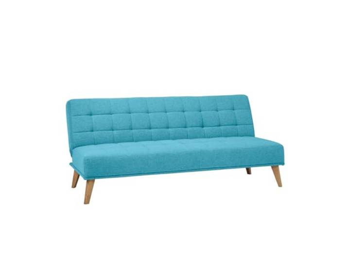 SHIITO Louis XIV - Schlafsofa mit klick-Clac-Öffnung Wo Eleganz und Komfort treffen Capitoné-Design in Türkis 189,5 x 88 x 89 cm