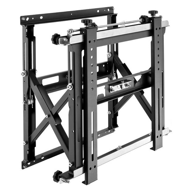 Hagor VWH-4 Videowall-Halterung Pop out fuer Displays 140-190cm 55-75 Zoll Feinjustage Tiefe Traglast 8... (Wand, 75 kg, 55" - 75") (1625)