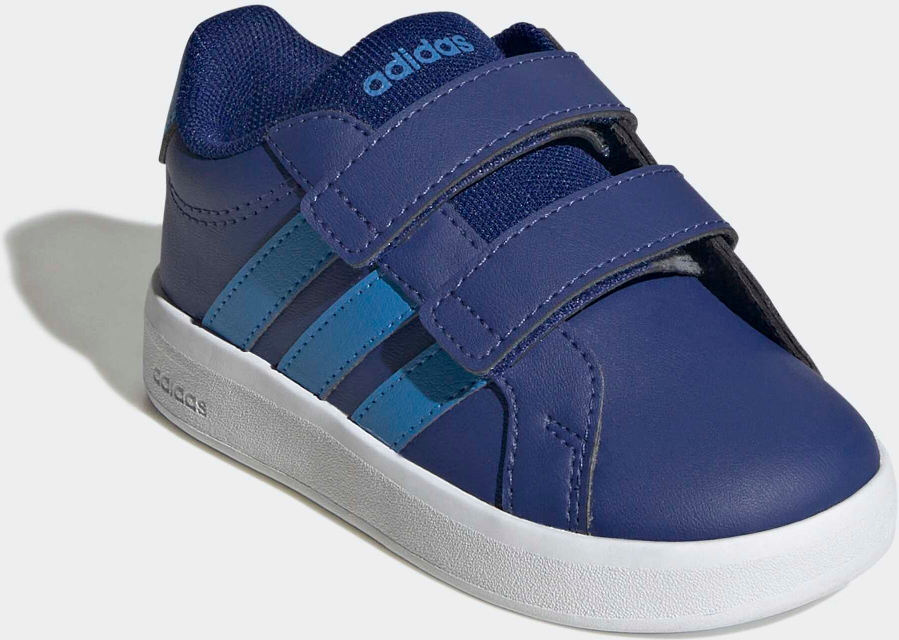 Sneaker ADIDAS SPORTSWEAR "GRAND COURT 3.0 KIDS", Jungen, Gr. 25, blau (mystery ink, lucid ray blau, mystery ink), Synthetik, Textil, Schuhe Sneaker, für Kinder mystery ink, lucid ray blau, mystery ink 25
