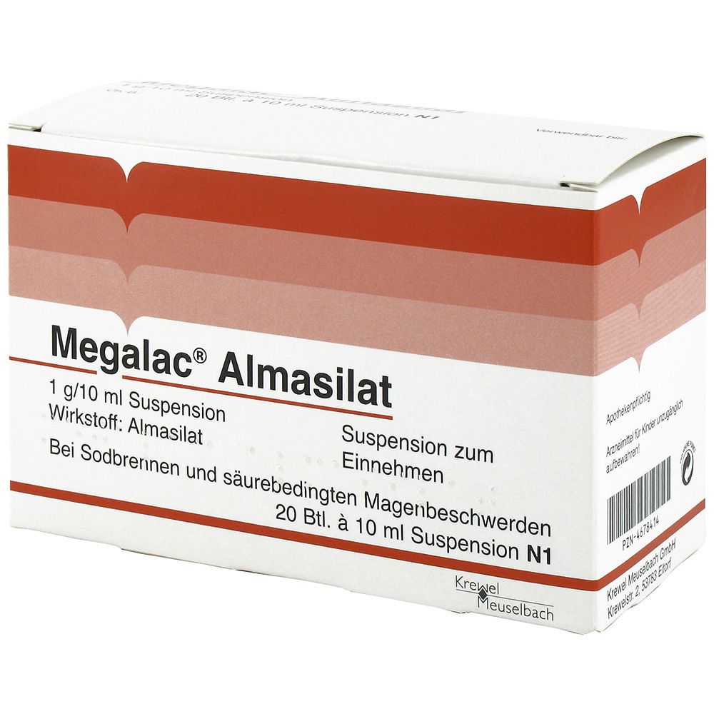 Megalac Almasilat Suspension 20x10 ml