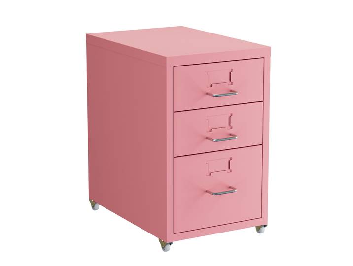 Korpus CUBIX 3 Schubladen rosa