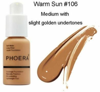 USA Free Shipping Shop Full Coverage Foundation Fast Base Brighten Warm Sun