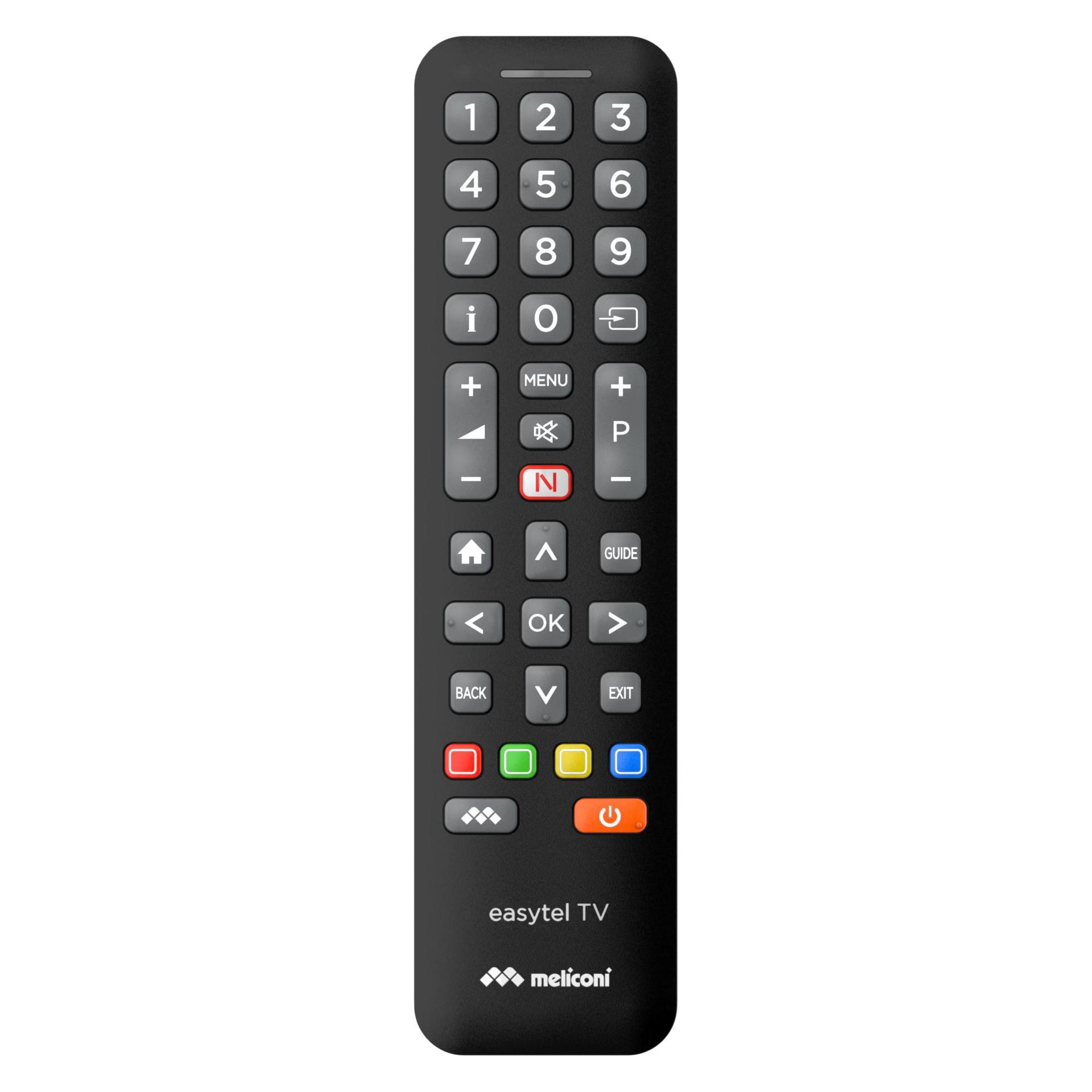 Meliconi 808062 EASYTEL TV (Universal Fernbedienung, Infrarot) (808062)