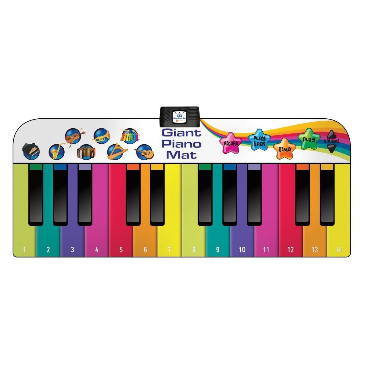 N-Gear XXL Klaviertanzmatte (Deutsch, Englisch, Französisch, Italienisch) (?XXL Pianomat)