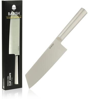 Babish High Carbon 1.4116 German Steel Full Tang 7.5-Inch Clef Knife Chef & Cleaver Hybrid for Chopping, Slicing & Prep