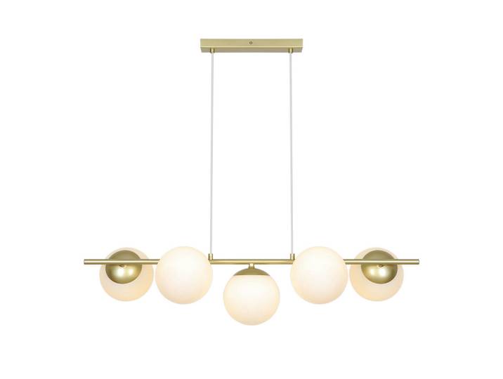 Nordlux Pendelleuchte Lilly, Messingfarben, Metall, 20x32x90 cm, Lampen & Leuchten, Innenbeleuchtung, Hängeleuchten, Pendelleuchten