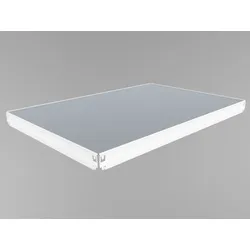 Zusatz-Fachboden Biedrax 60 x 60 cm, Weiß, Stahlboden verzinkt, Fachlast 150 kg