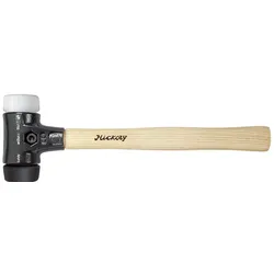 Wiha Schonhammer Safety mittelweich/sehr hart mit Hickory-Holzstiel, Rund-Schlagkopf 50 mm