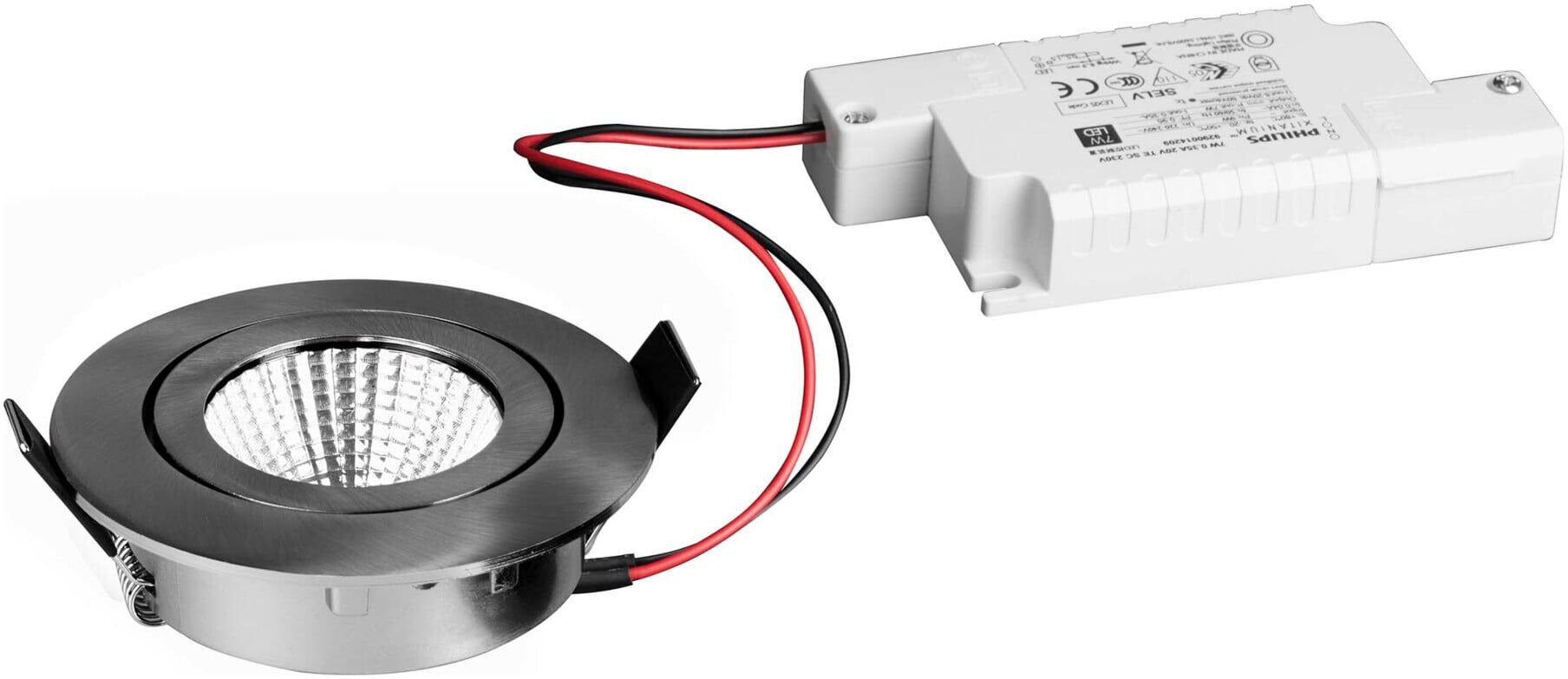 Brumberg Leuchten LED-Einbaustrahler 3000K ni./matt dimm. 39363153)