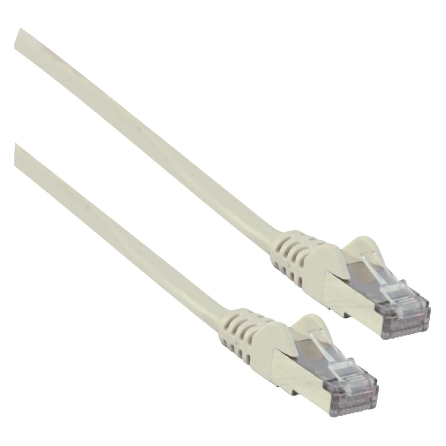 Valueline FTP CAT 5e network cable 0.50 m white (FTP, CAT5e, 0.50 m) (VLCP85110W0.50)