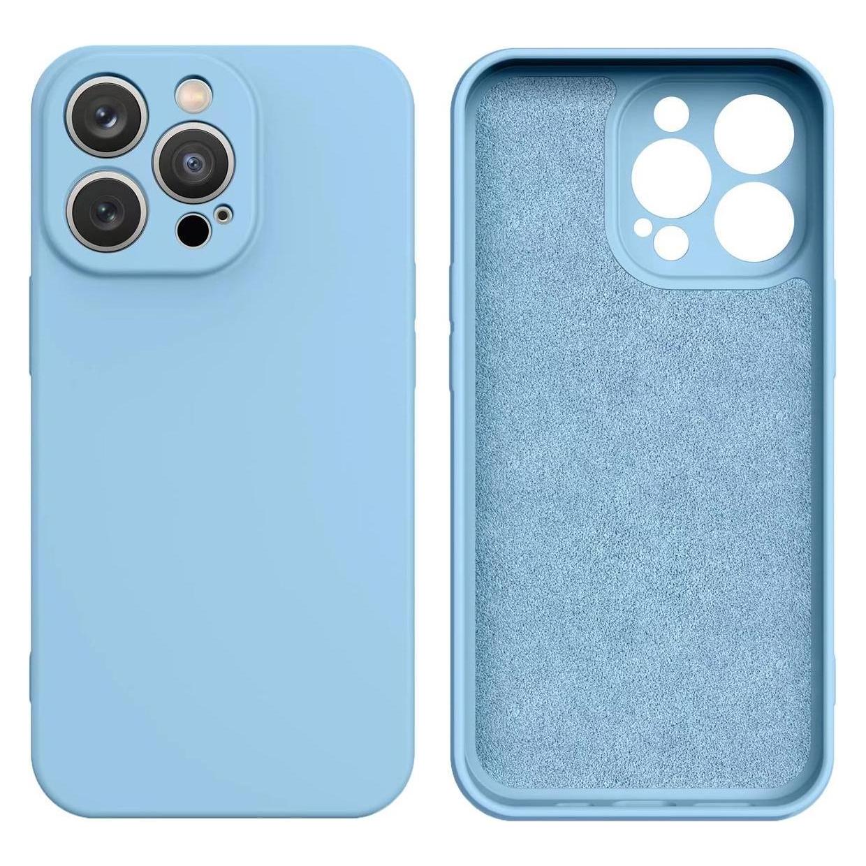 Hurtel Silikonhülle iPhone 14 Plus Silikonhülle hellblau (Apple iPhone 14 Plus) (1404978613)