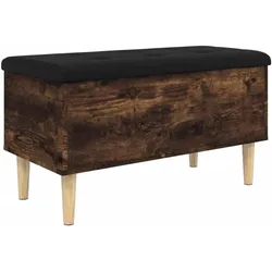 vidaXL, Sitzbank, Sitzbank mit Stauraum Räuchereiche 102x42x46 cm (42 cm)