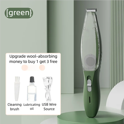 Happy Pet Pantry Pet Grooming Trimmer & Vacuum For Dogs And Cats green