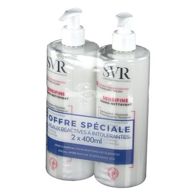 SVR Sensifine Dermo-Nettoyant Pomp Duo Promo 2x400 ml Lotion