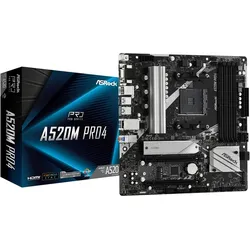 Asrock A520M Pro4 Sockel AM4 micro ATX