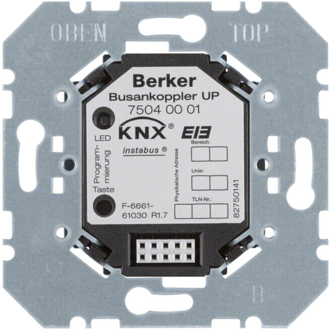 Berker Coupleur de bus encastré, instabus KNX/EIB 75040001 (75040001)