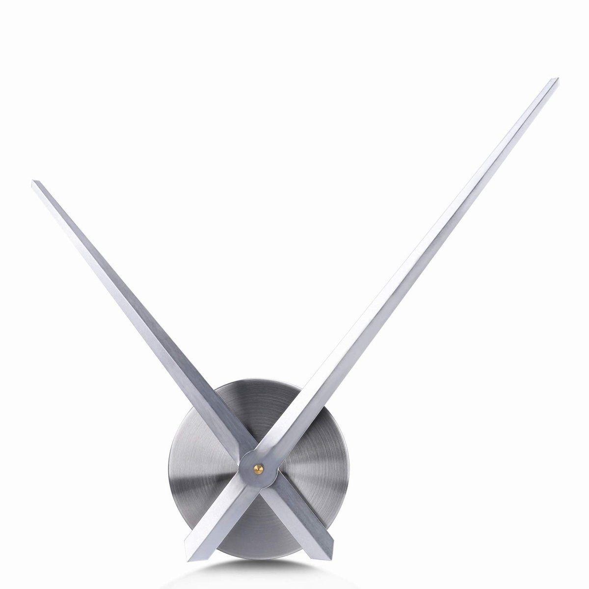DIY Wandklok Grootformaat – Moderne Analoge Quartz Klok met Stille Uurwerk en Metalen Wijzers voor Wandmontage