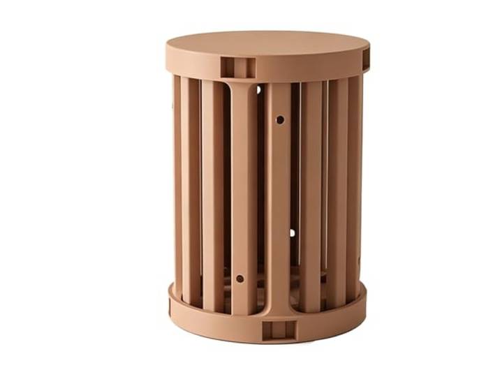 YDHFCD Stapelbarer Hocker Beistelltisch mit Abgerundeten Kanten PP-Kunststoff, geruchsfrei, sicher. Hocker stapelbar platzsparend. Abgerundet.(Style 3 35x46cm)