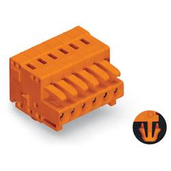 WAGO Buchsengehäuse-Kabel 734 Polzahl Gesamt 10 Rastermaß: 3.81 mm 734-210/008-000 50 St.