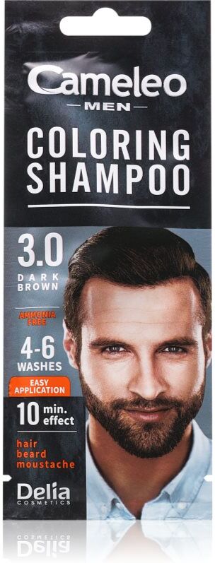 Delia Cosmetics Cameleo Coloring Shampoo shampoing colorant pour cheveux pour homme 15 ml