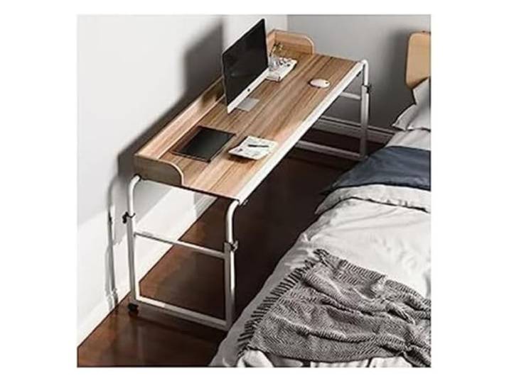 ENSDIEPLS Überbetttisch aus Aluminiumlegierung aus MDF Mehrfarbig, mehrere Größen, for Arbeiten, Essen und for die Unterhaltung im Bett(B,A)