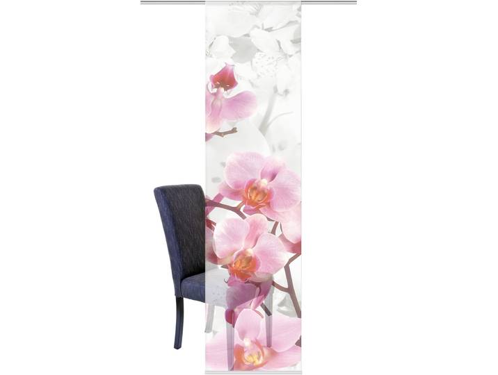 Schiebegardine HOME WOHNIDEEN HANAMI , beige (naturfarben), B:60cm H:245cm, Polyester, Gardinen, Schiebegardine, HxB: 245x60, inkl. Befestigungszubehör
