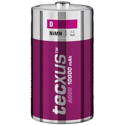 Tecxus D Mono/HR20 - 10000 mAh (10 Stk., D, 10000 mAh), Batterien + Akkus