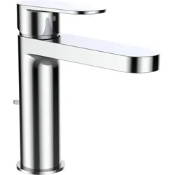 LAUFEN NEJA Waschtischmischer, mit Ablaufventil, Ausladung 132mm, chrom, H3115110041211