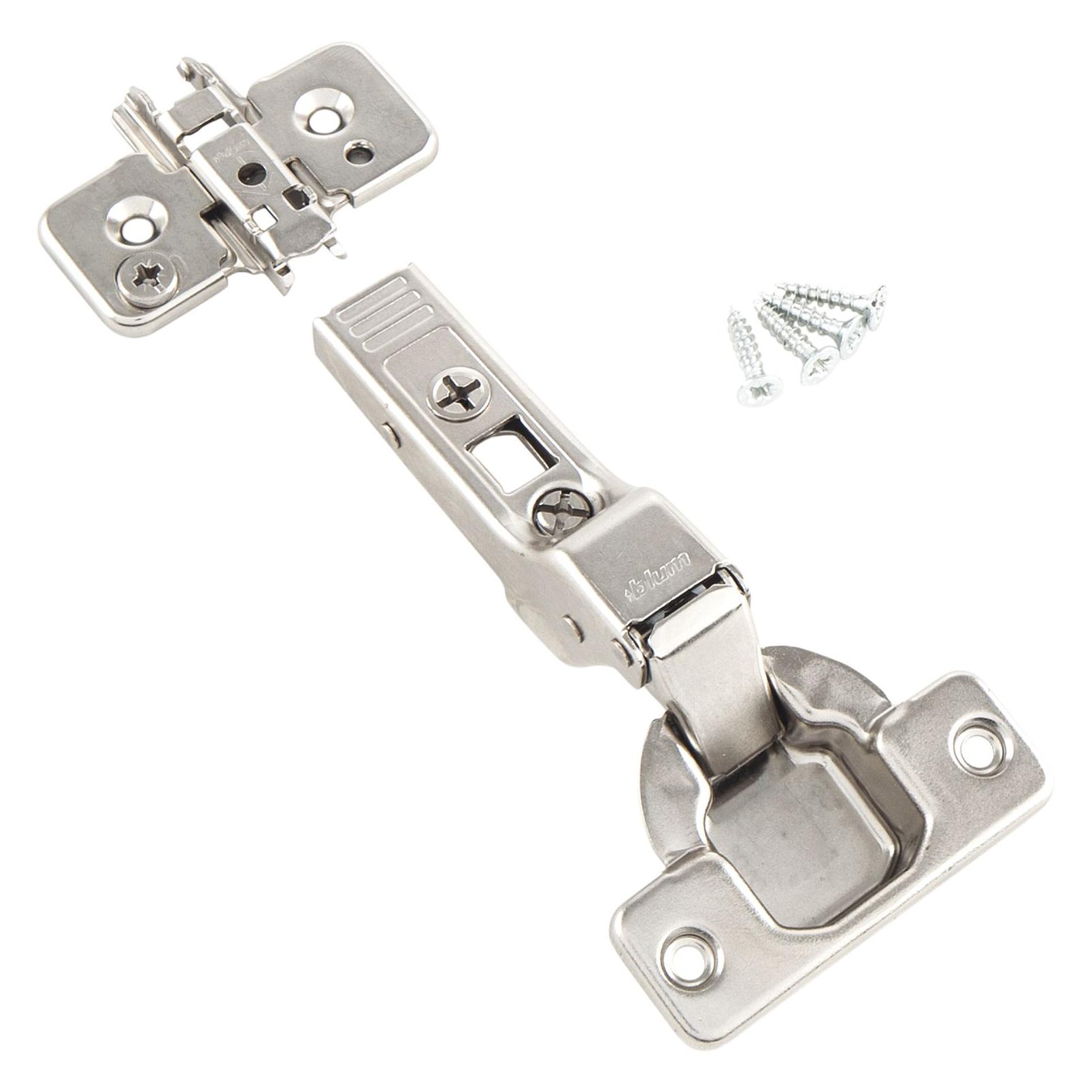 Blum Clip Top Topfscharnier Mittelanschlag 107° mit Feder Möbelscharnier 2 Stück (46929107)