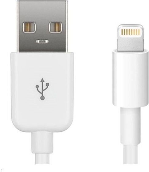 MicroConnect Usb-A Til Lightning Kabel 0.5m, Hvid