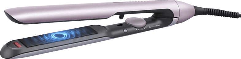 Plancha de pelo - Philips BHS530/00, 12 Ajustes calor, 120°C 230°C, Tecnología ThermoShield