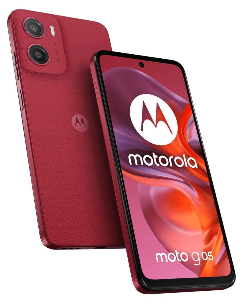 Motorola Solutions XT2523-3 Moto G05 Dual Sim - Plum Red - Smartphone - 256 GB