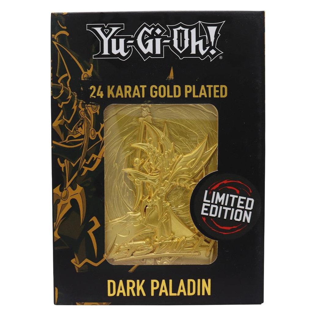 Fanattik YU-GI-OH! - Dark Paladin - Carte en Métal Plaqué Or Collector (Deutsch) (5060662467981)