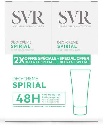 LABORATOIRES SVR Duo Spirial CrÃ¨me Deodorant