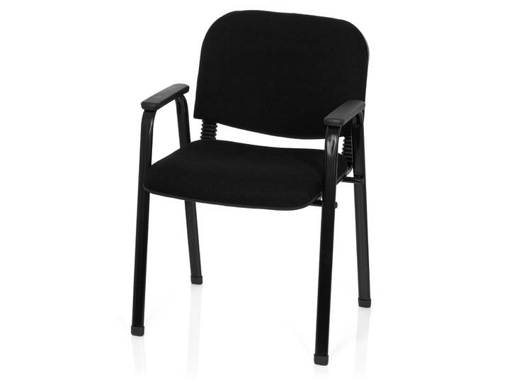 Chaise Visiteur / Chaise Xt 650 Noir/noir Hjh Office