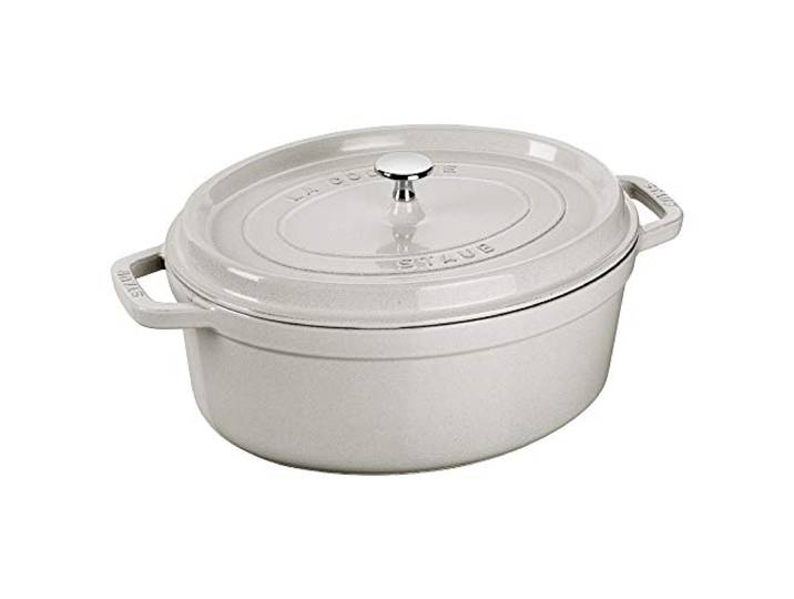 Staub Cocotte oval White Truffle 27cm