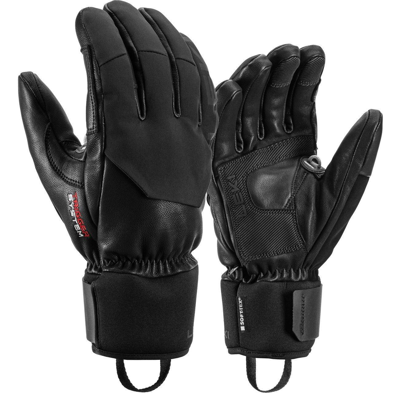 Leki Herren Handschuh HEVON 3D black - 9,0