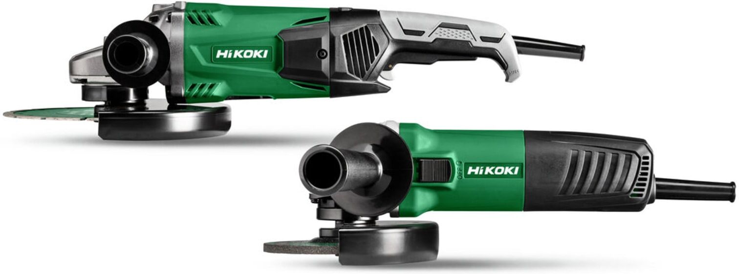 HiKOKI Kombi-Kit KG23SAYBZ 600W Ø 125mm & 2000W Ø 230mm Winkelschleifer)