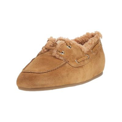 Mokassin HÖGL "Högl Mokassin Veloursleder", Damen, Gr. 38, braun (camel), Veloursleder, Schuhe Mokassin