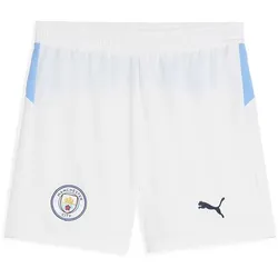 Puma Manchester City Heimshort 2025/26 Kinder weiß/ hellblau 164