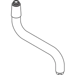 hansgrohe Auslauf Küche Wand 200mm chrom 92616000